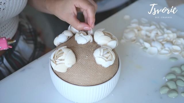 Букет из РАКУШЕК как розы / DIY TSVORIC смотреть онлайн