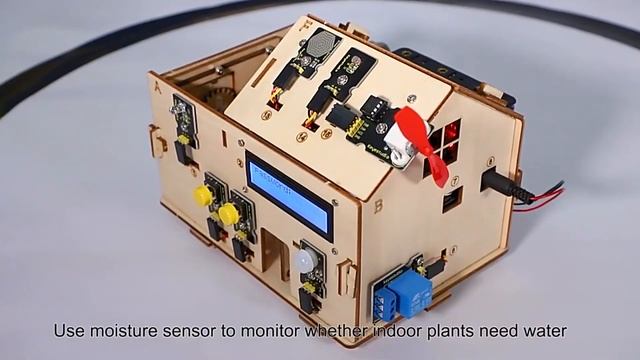 Keyestudio Smart Home IOT Kit With PLUS Board+15 Projects Tutorial Arduino STEAM House Kit DIY Elec смотреть онлайн