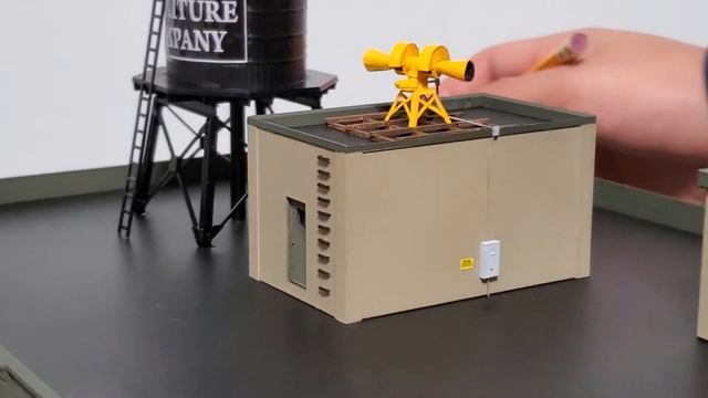 mini HO (1/87) scale air raid siren (super sirex) model analysis смотреть онлайн
