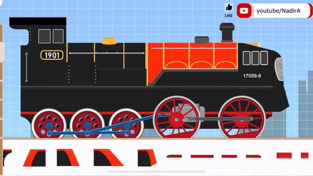 Labo Brick Train #131 Modified Locomotive Train | Labo Lado - Polar Express - Locomotive