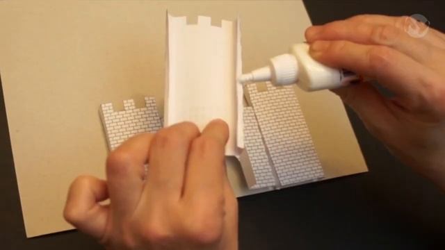 Поделки из бумаги 75 - Объемная аппликация. Замок смотреть онлайн