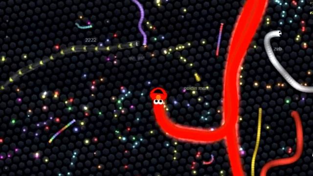 Slither.io - Бородатый Дядька рулит на карте Слизарио. Обзор клёвого скина грандиозное побоище. смотреть онлайн