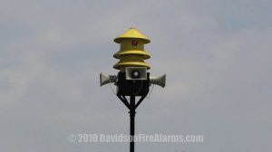 Tornado Siren Test - Steady/Wail - 7-21-2010