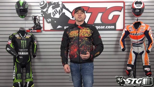 Scorpion ExoWear Departed Textile Jacket Review from Sportbiketrackgear.com смотреть онлайн