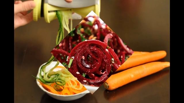 Review: Kitchen Active® Spiralizer Spiral Slicer Zucchini Spaghetti Pasta Maker Green смотреть онлайн