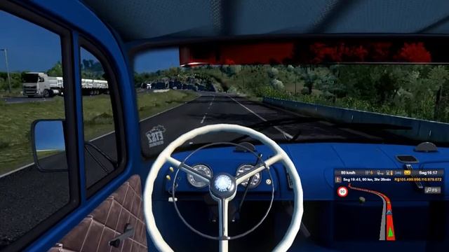 ETS 2. V 1.39. Mapa Rotas Brasil. Mercedes L1111. Muito Asfalto e Estrada De Barro. смотреть онлайн