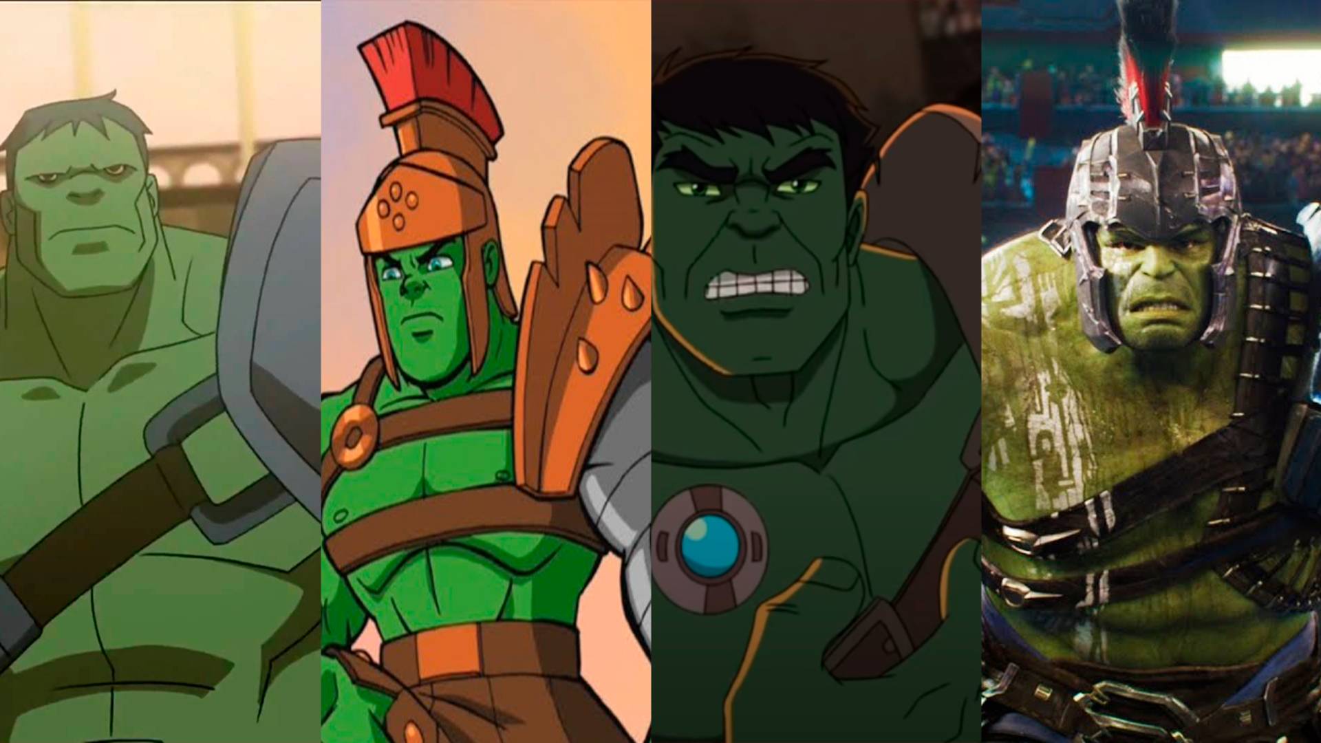 Эволюция Халка Гладиатора в мультфильмах и кино (2010-2017) смотреть онлайн