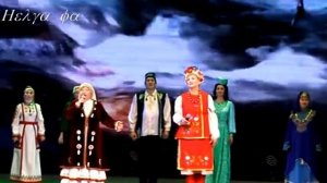 Татарская песня - «Туган тел» («Родной язык») в многонациональном исполнении