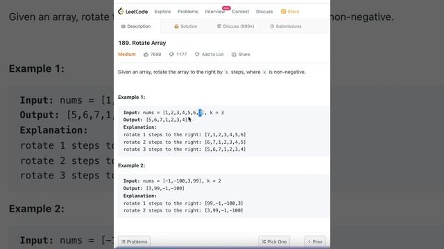 30 Jan Leetcode Daily 189. Rotate Array - Problem Statement (Hindi) смотреть онлайн