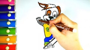 Барбоскины Мультик Раскраска для Детей Учим Цвета Раскрашиваем Дружка Барбоскина Раскрашка ТВ