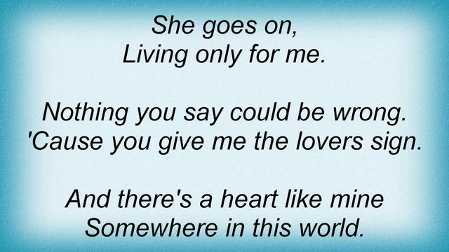 Bee Gees - Heart Like Mine Lyrics_1 смотреть онлайн