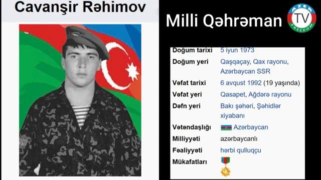 7 6 20 Milli Qəhrəmanımız Cavanşir Rəhimov смотреть онлайн