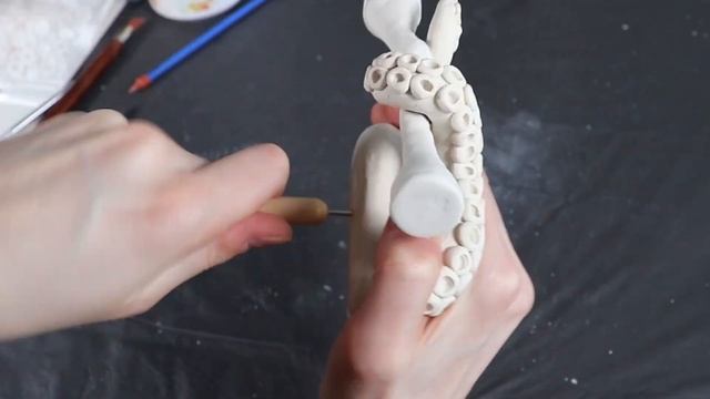 DRUNKEST DRUNK OCTOPUS hook EVER! Polymer clay tutorial смотреть онлайн