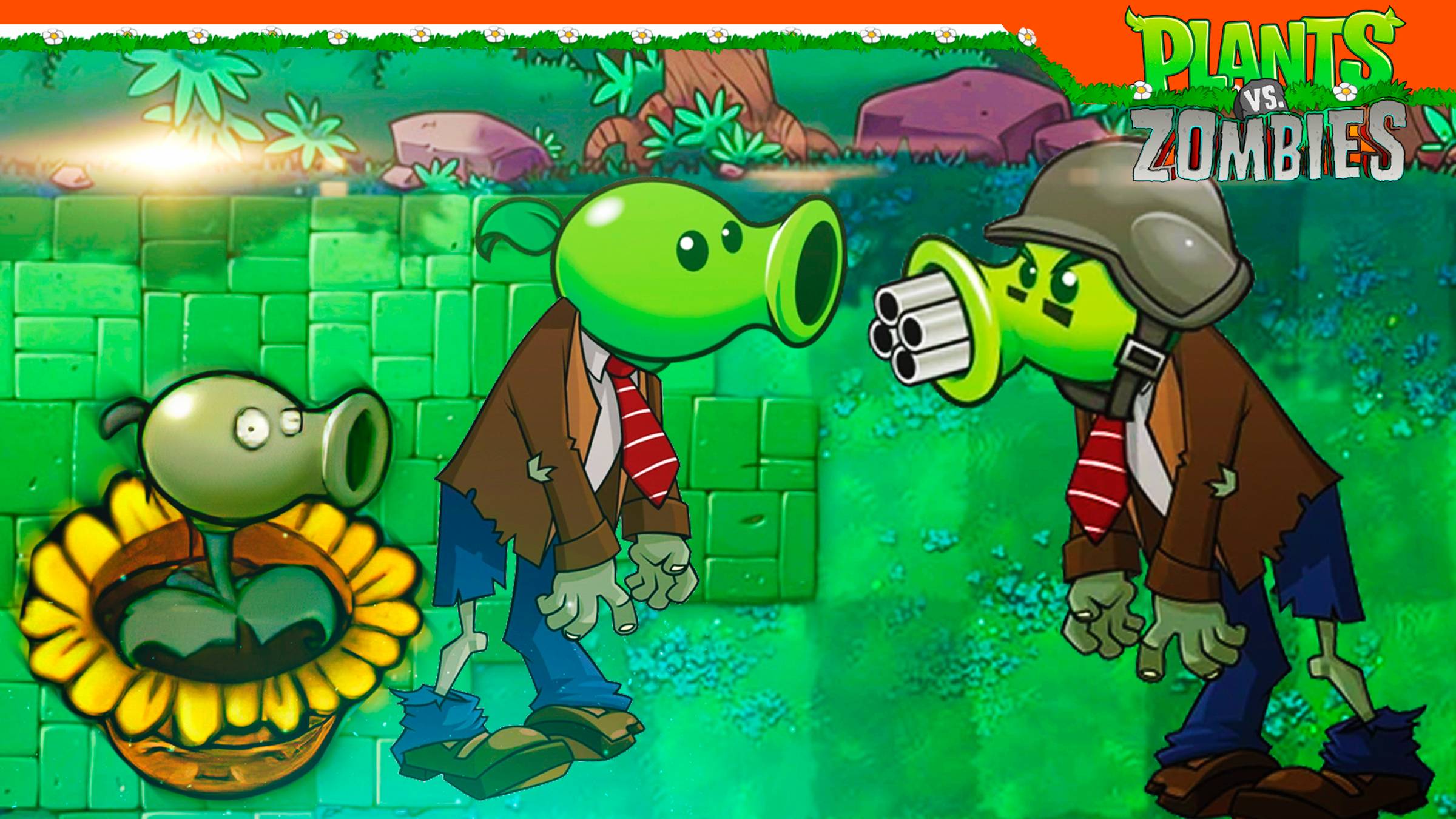 🌻 НОВОЕ РАСТЕНИЕ ЗОМБИ ГОРОХОСТРЕЛ ПВЗ ГИБРИД 3.0 🧄 Plants vs Zombies Hybrid Растения против зомби смотреть онлайн