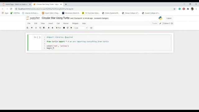 Python Tutorials - 2020 | Creating star using Python and Turtle | Tech 'N' Life смотреть онлайн