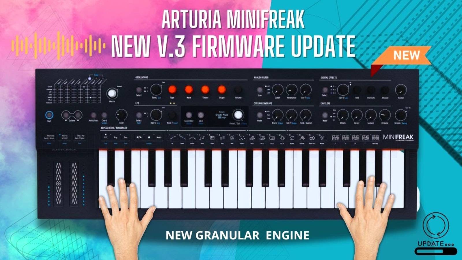 Arturia MiniFreak 3.0: New Granular Engine смотреть онлайн