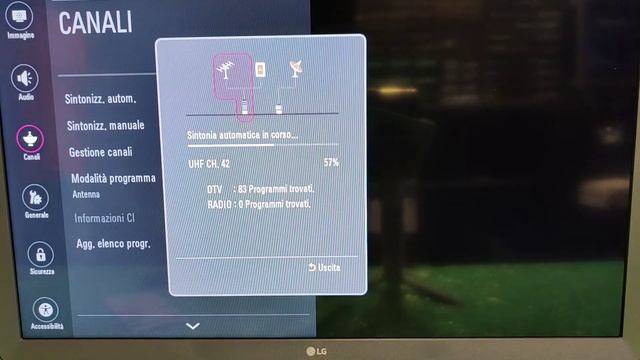 Tv LG Smart , prima installazione e sintonia. смотреть онлайн