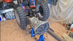 Первый минитрактор "Долгострой ". Часть 2. Подготовка трансмиссии. Расчёт скорости на передачах.