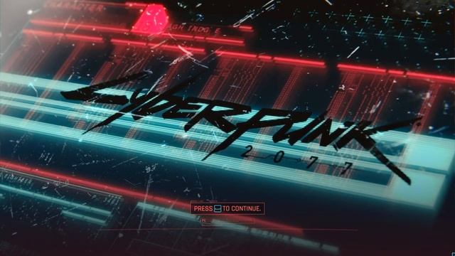 Cyberpunk 2077 Title screen music clip. Impressive. смотреть онлайн