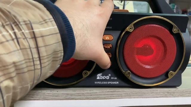 Fepe FP-33 Stereo 15 Watt Taşınabilir Bluetooth Hoparlör BASS BOOSTED @bafır