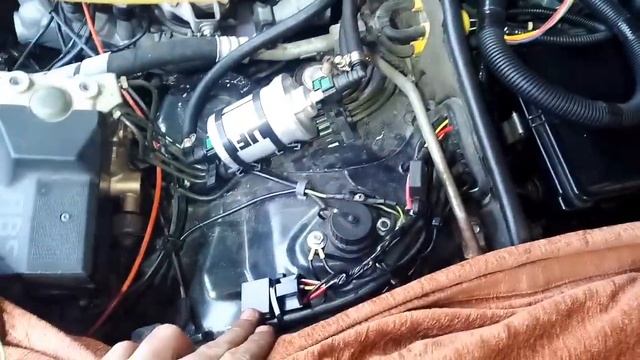 Мерседес W126 103 мотор ,заменили  ке джетроник на электронный впрыск