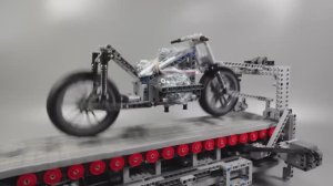 Устройство Для испытания подвески мотоцикла Lego | Lego Motorcycle Suspension Testing Device