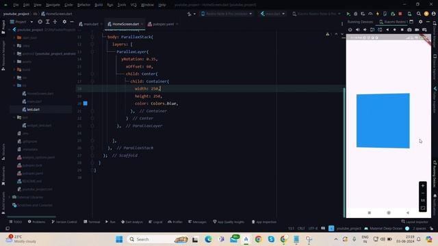 Parallax Stack In Flutter | Parallax Effect In Flutter | Flutter Animation смотреть онлайн