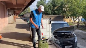 Установка заправочного комплекта на еврокуб. Обзор комплекта для заправки топлива Piusi DRUM By Pass