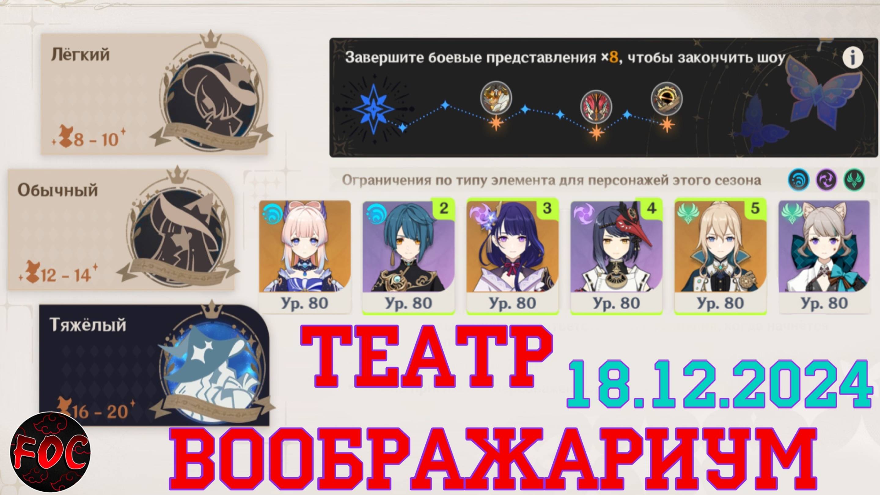 Genshin Impact | Театр Воображариума 17.12.2024 | Геншин Импакт | FOC смотреть онлайн