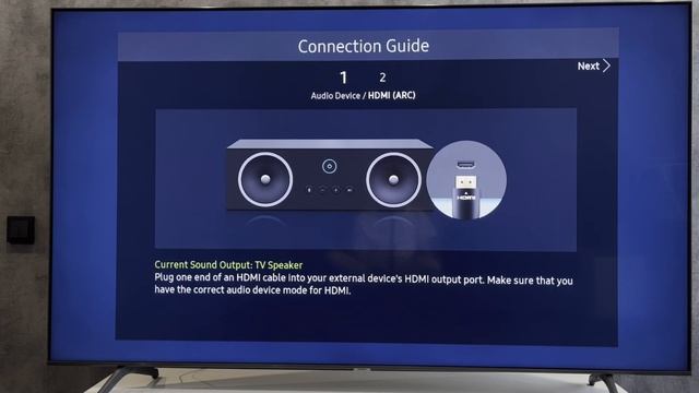 How To Connect Soundbar To Samsung TV Using HDMI Arc смотреть онлайн
