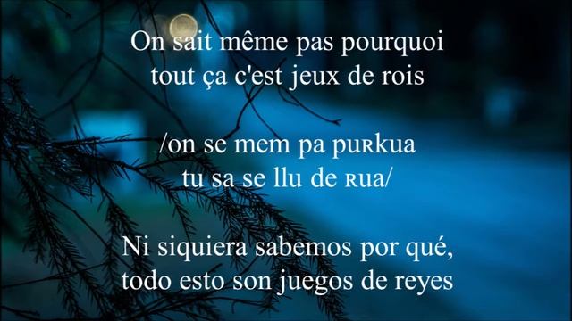 Les rois du monde - Roméo & Juliette - letra - traduccion - pronunciacion смотреть онлайн