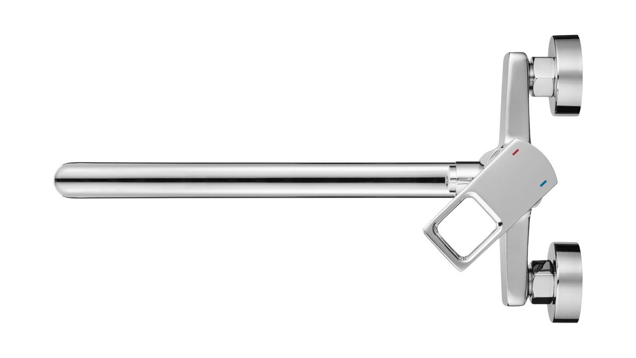 Распаковка смесителя для ванны с длинным изливом Swedbe Kronos 2050 смотреть онлайн