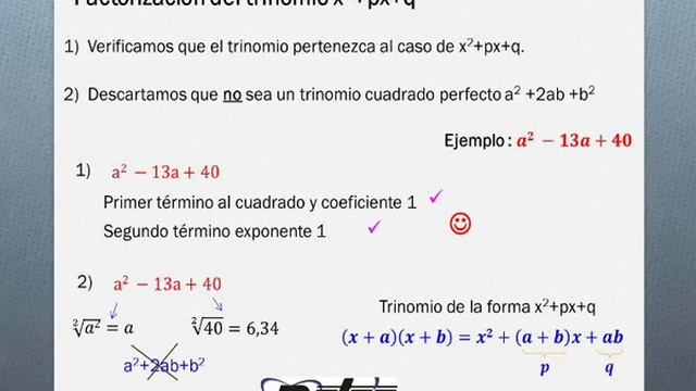 Factorización forma x2+px+q смотреть онлайн