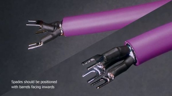 Furutech DPS 4.1 power cord build with spades (EU)