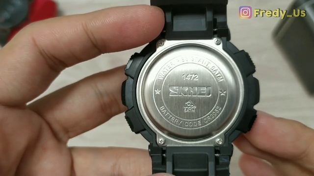 SKMEI 1472 SPORTS WATCH DENIM SERIES - REVIEW and SETUP смотреть онлайн