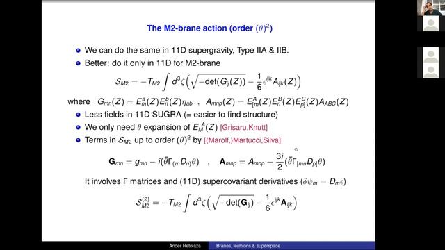Ander Retolaza - Branes, fermions and superspace смотреть онлайн