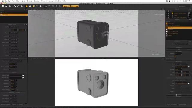 Maxwell Render Studio Tutorial - Shadowless Packshot Image смотреть онлайн