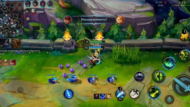 League Of Legends: Wild Rift|Новичок 2024|Геймплэй|Без комментариев