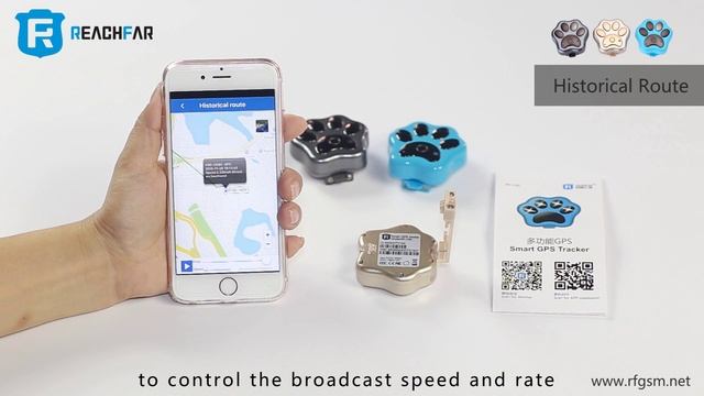 REACHFAR Mini Waterproof WiFi Smart GPS GSM Pet Tracker (RF-V30) смотреть онлайн