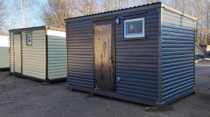 Вагончик металлический дачный хоз блок бытовка  контейнер 2.40х4х2.40м  от производителя