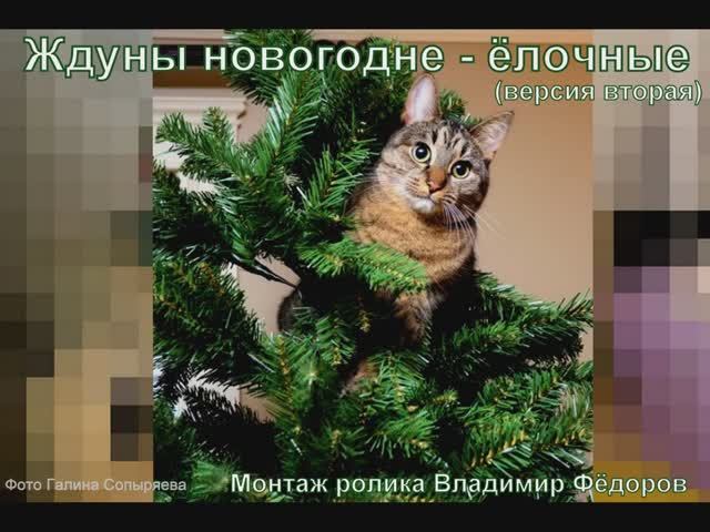 ЖДУНЫ НОВОГОДНЕ - ЁЛОЧНЫЕ (версия вторая) из прошлого... смотреть онлайн