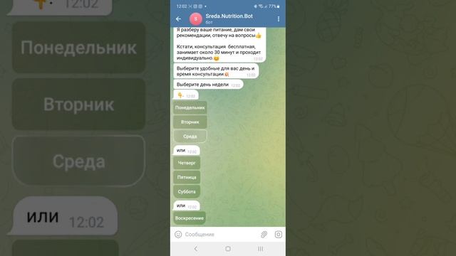 Описание чат-бота смотреть онлайн