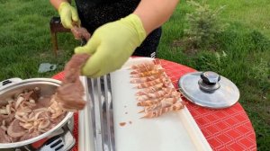 Очень Вкусный и сочный Шашлык из свиной шеи в гранатовом соке