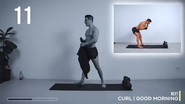 30 Min INTENSE Full Body Kettlebell Workout _ Strength & Endurance + ABS смотреть онлайн