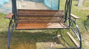 Садовая качеля своими руками