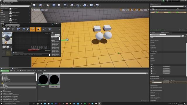 Учебное пособие по UE4 | UE5 : Общий материал (UE4  UE5 Tutorial  Outline Material)