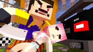 СОСЕД УБИЛ ДOЧЬ СОСЕДА? ПРИВЕТ СОСЕД В МАЙНКРАФТ [перезалив]