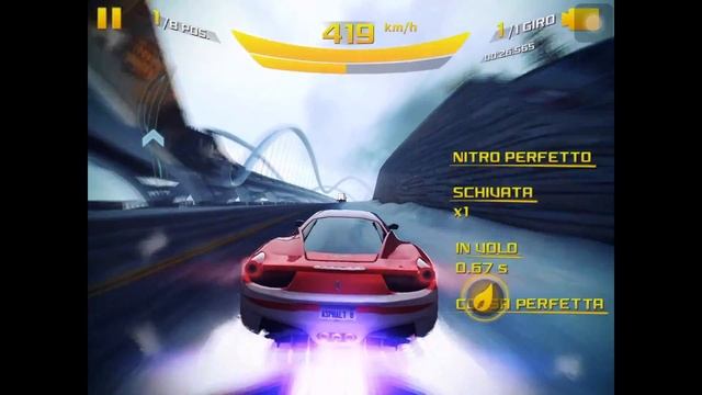 Asphalt 8 - Alps Cup - Ferrari 458 - 0:55.275 смотреть онлайн