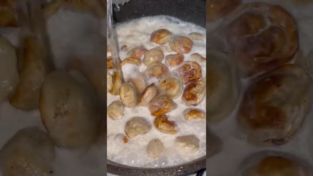 Пельмени в сливочном соусе смотреть онлайн