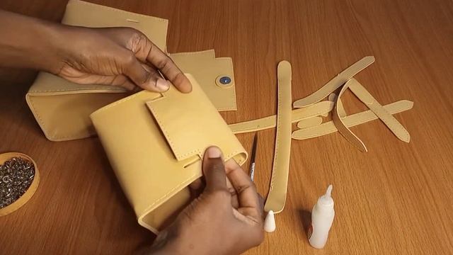 Diy mini bag with a cute micro purse | Simple diy craft. смотреть онлайн
